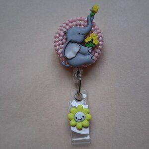 Elephant Badge Reel